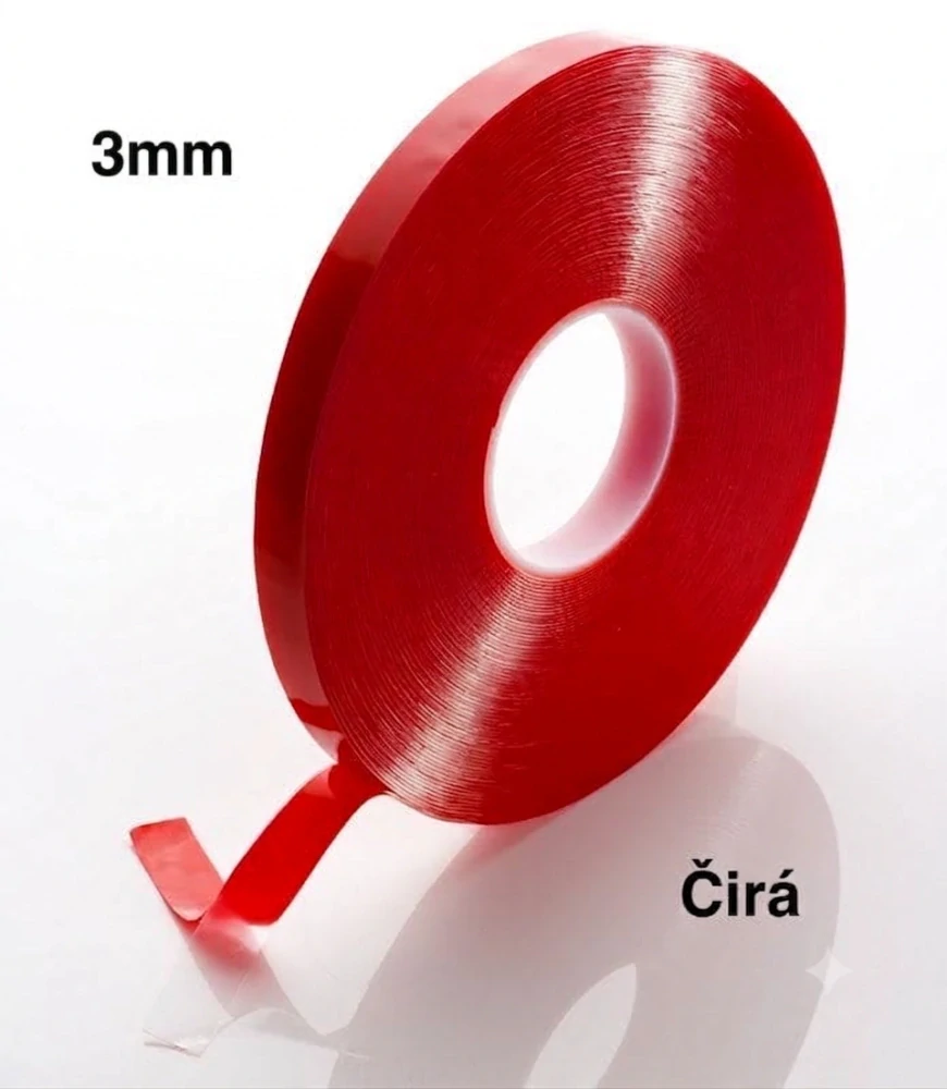 AC304 Oboustranná lepící páska čirá tl. 3 mm